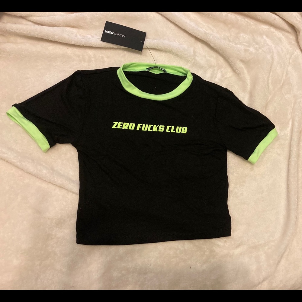 Fashion Nova black crop top